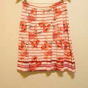 St john  sport vintage knit, floral skirt size 6